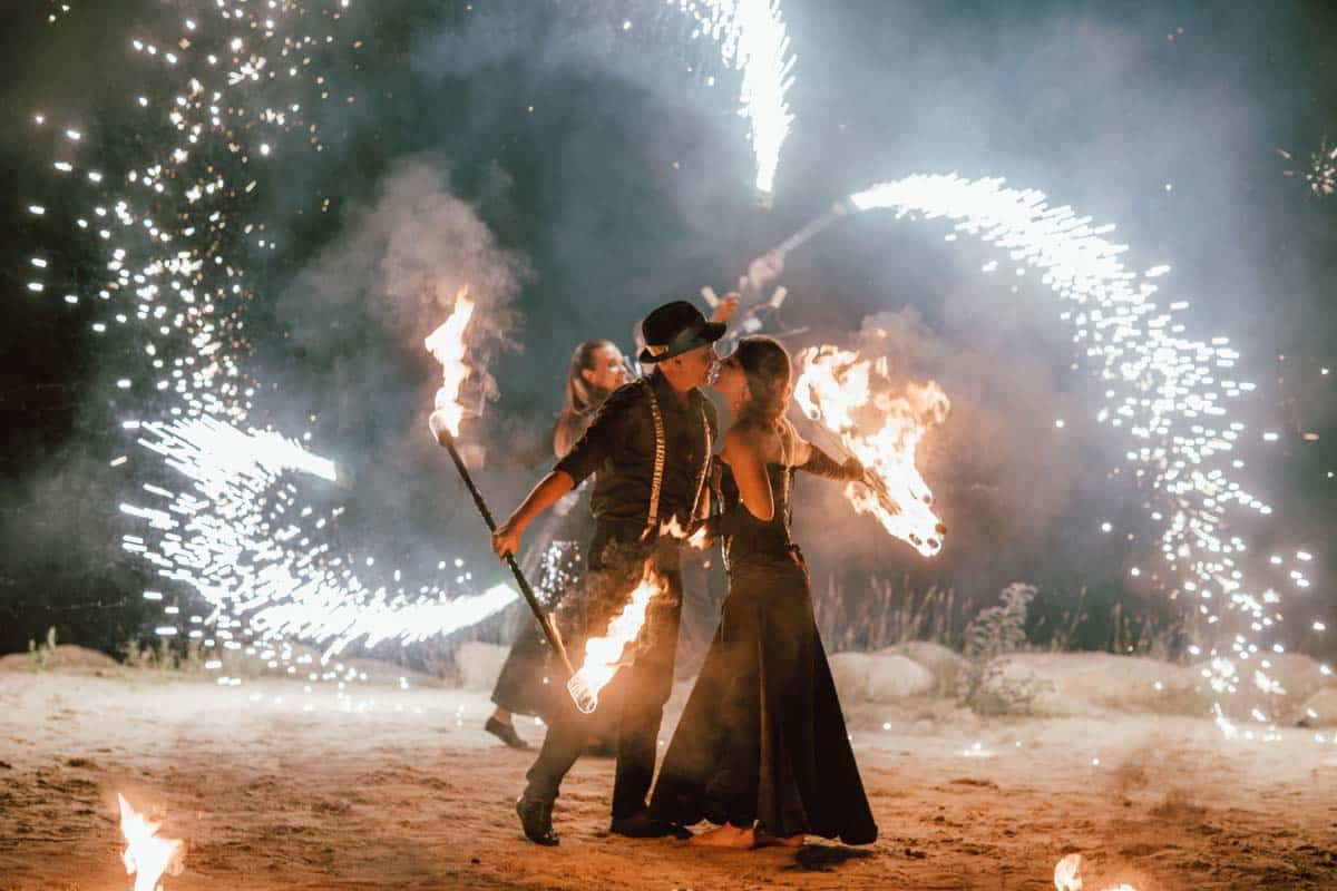 Show Feuershow Paar - Hochzeitscheckliste: Interaktiv und stressfrei eure Traumhochzeit planen