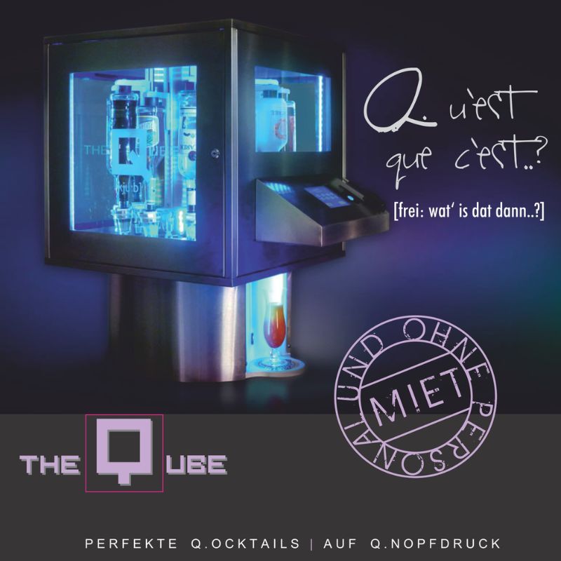 Rent The Qube – Die Mietcocktailmaschine
