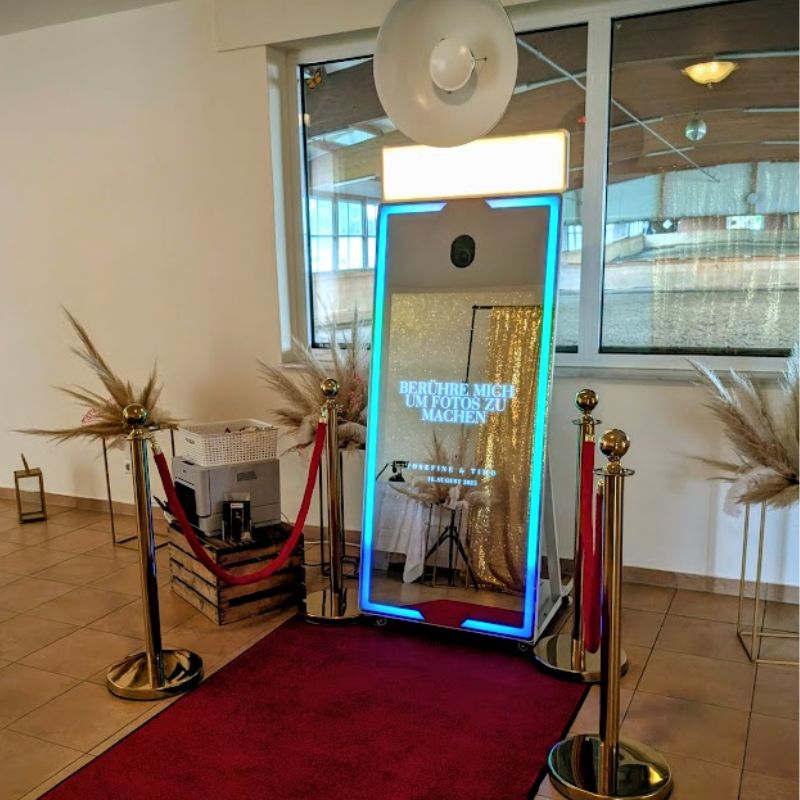 Spiegel Event Fotobox mieten für Hochzeiten & Events
