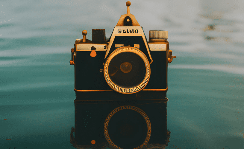 Urbane Hausboot Hochzeit Kamera Vintage